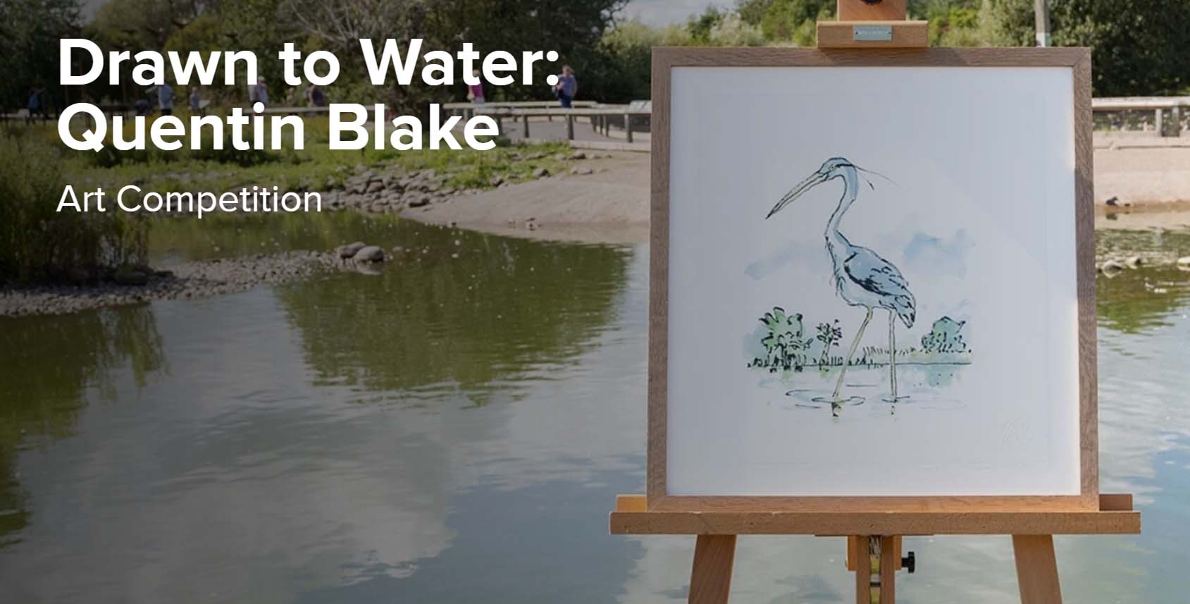 Enter the Quentin Blake: Drawn to Water art competition with WWT