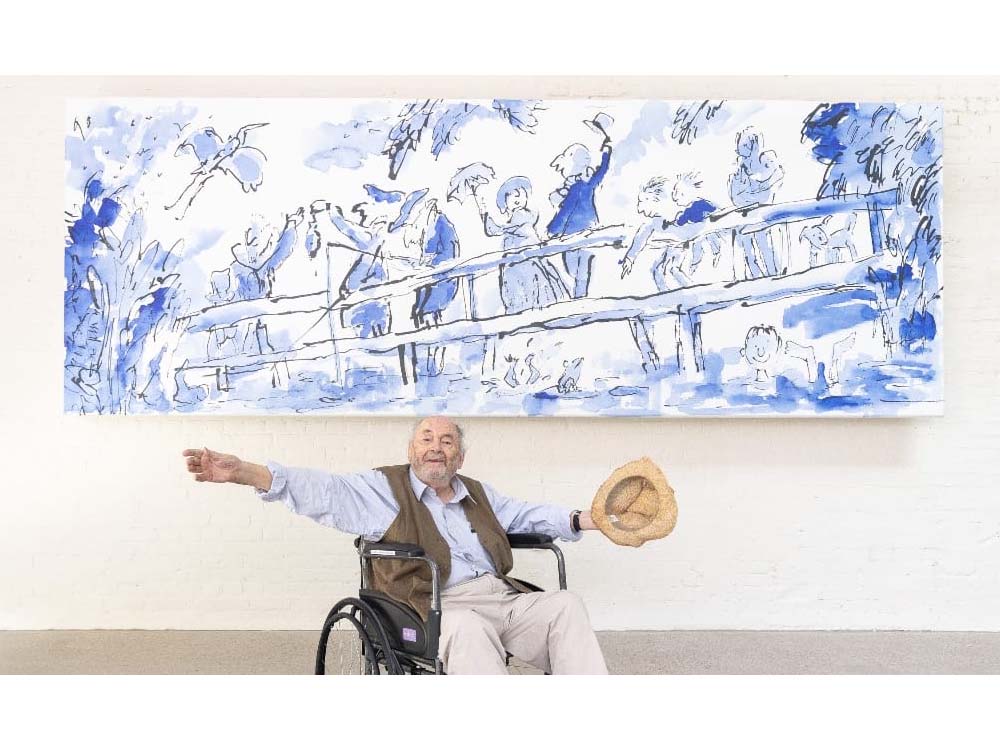 'A Bridge to the Past' mural unveiled at Quentin Blake Centre