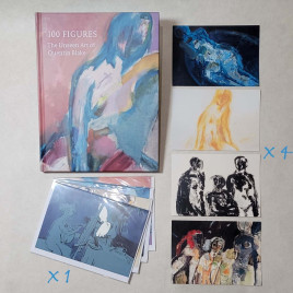‘100 Figures: The Unseen Art of Quentin Blake’ - with free cards